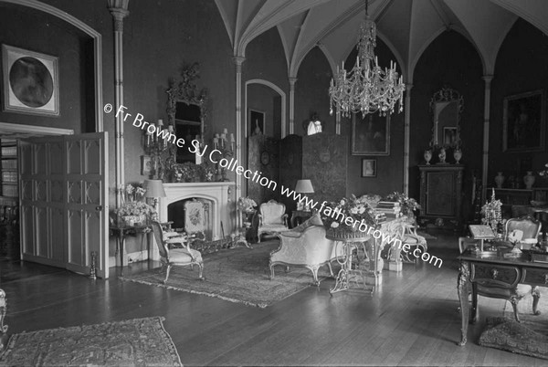 BIRR CASTLE  BIG DRAWING ROOM FROM WEST